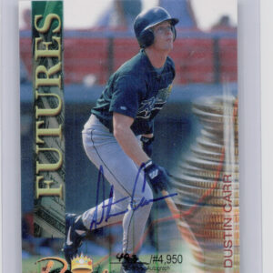 2000 Royal Rookies Futures Dustin Carr SN4950 #20 Rays Autographs