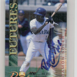 2000 Royal Rookies Futures Ramon Soler AU SN4950 #1 RiverDogs Autographs