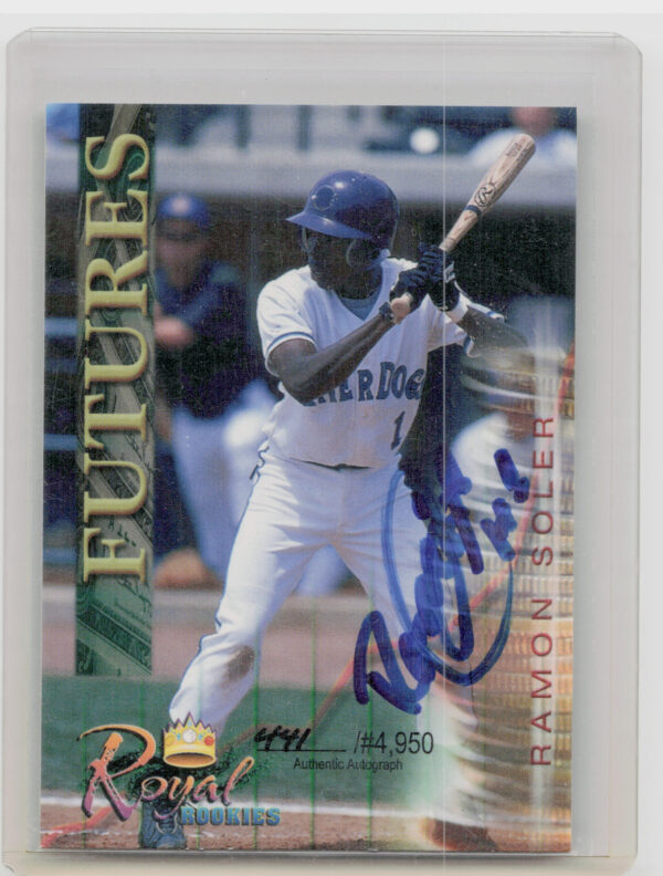 2000 Royal Rookies Futures Ramon Soler AU SN4950 #1 RiverDogs Autographs