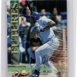 2000 Royal Rookies Futures Tony Mota AU SN4950 #5 Dodgers Autographs