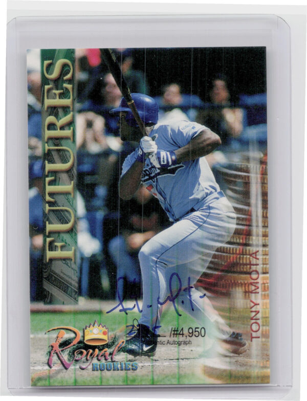 2000 Royal Rookies Futures Tony Mota AU SN4950 #5 Dodgers Autographs