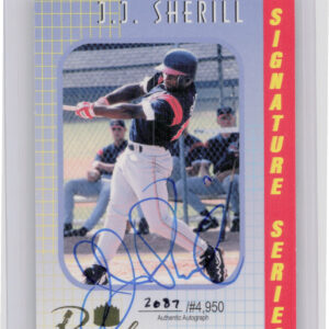 2000 Royal Rookies J.J. Sherrill AU SN4950 #38 Indians Autographs