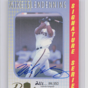 2000 Royal Rookies Mike Glendenning AU SN4950 #16 Giants Autographs