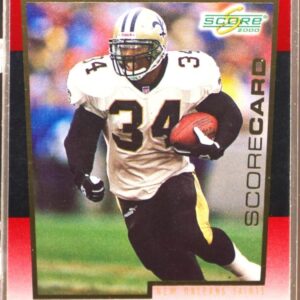 2000 Score Ricky Williams Scorecard /2000 #221 Saints