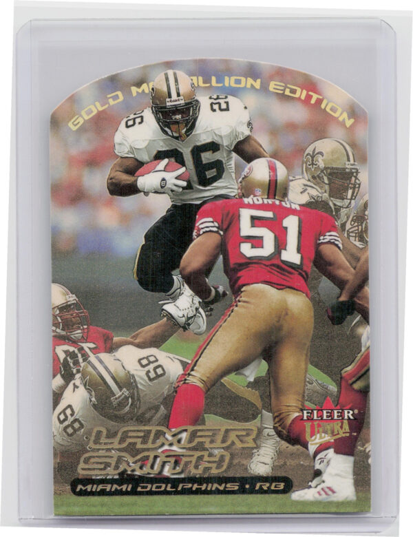 2000 Ultra Lamar Smith Gold Medallion #175G Dolphins