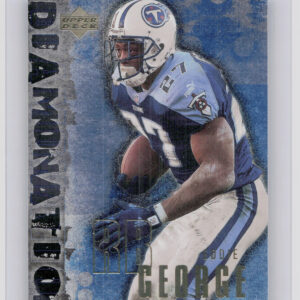2000 Upper Deck Black Diamond Eddie George #D3 Titans Diamonation