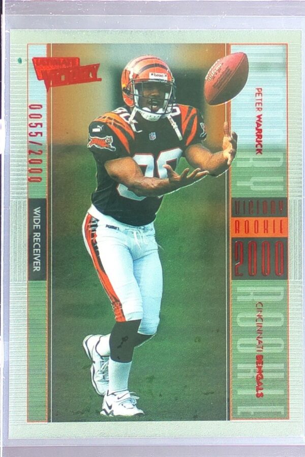 2000 Upper Deck Ultimate Victory Peter Warrick RC /2000 #131 Bengals