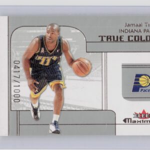 2001-02 Fleer Maximum Jamaal Tinsley RC SN1000 #205 Pacers