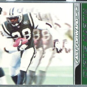 2001 Pacific Invincible Curtis Martin /1000 #12 Jets Fast Forward