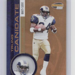 2001 Pacific Invincible Trung Canidate /1000 #199 Rams
