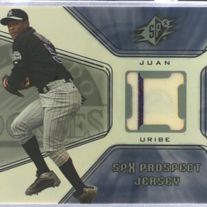 2001 SPx Juan Uribe RC JSY #133 Rockies