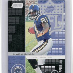2001 Stadium Club LaDainian Tomlinson Stepping Up #SU2 Chargers