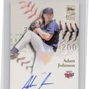 2001 Topps Adam Johnson AU #GAA-AJ Twins Golden Anniversary Autographs