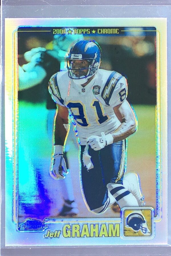 2001 Topps Chrome Jeff Graham Refractors /999 #169 Chargers