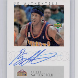 2002-03 UD Authentics Kenny Satterfield AU #KS 76ers Signatures