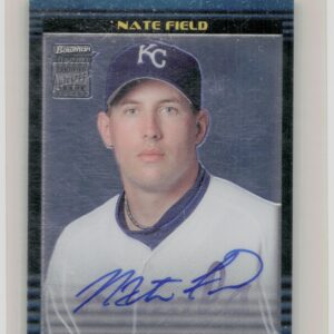 2002 Bowman Chrome Nate Field AU RC #397 Royals
