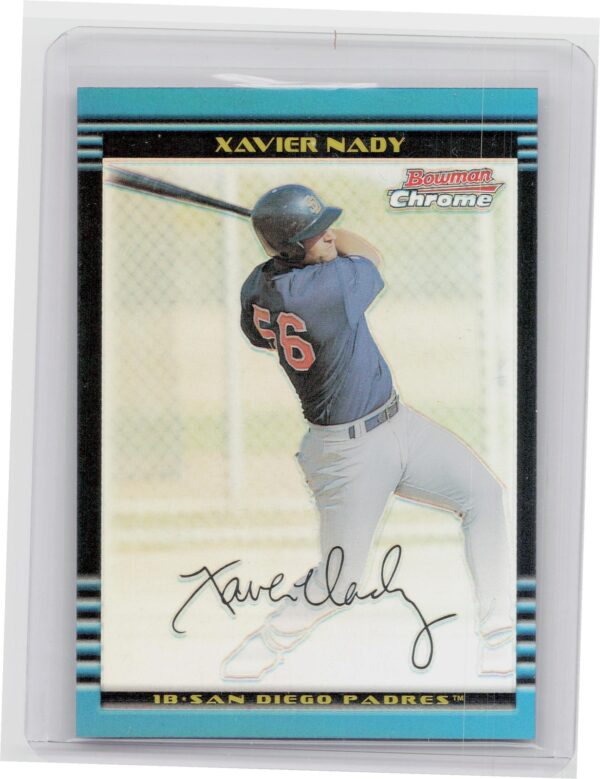 2002 Bowman Chrome Xavier Nady Refractors /500 #353 Padres