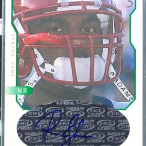 2002 SAGE HIT Ron Johnson Auto #H33 Gophers Autographs Emerald