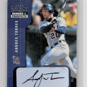 2002 Select Rookies & Prospects Andres Torres AU #6 Tigers