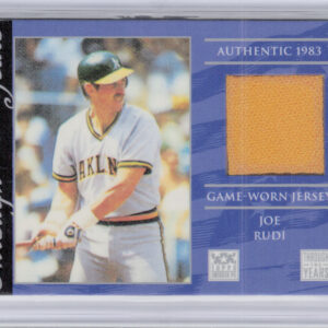 2002 Topps American Pie Spirit of America Joe Rudi MEM #TTY-JR Athletics Through