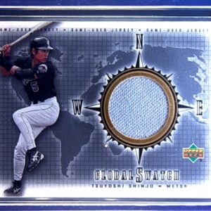 2002 Upper Deck Tsuyoshi Shinjo MEM #GS-TS Mets Global Swatches