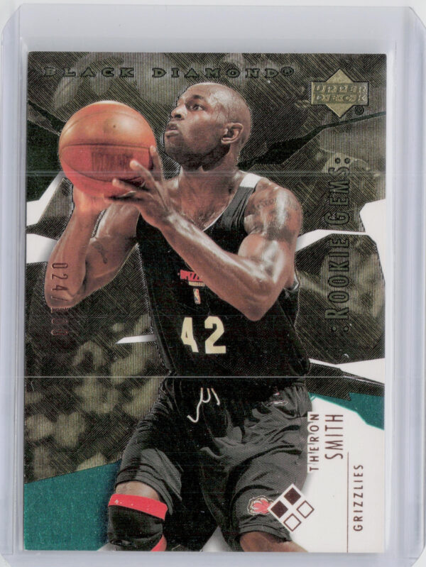 2003-04 Upper Deck Black Diamond Theron Smith Bronze SN100 #126 Grizzlies