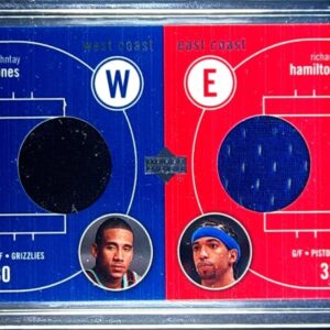 2003-04 Upper Deck Dahntay Jones / Richard Hamilton JSY #EW-DJ/RH Pistons