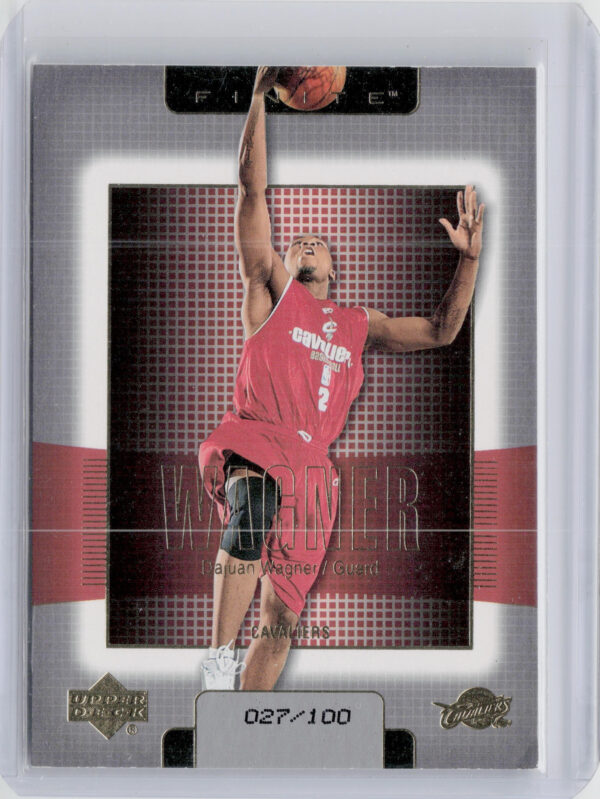 2003-04 Upper Deck Finite Dajuan Wagner Gold SN100 #22 Cavaliers