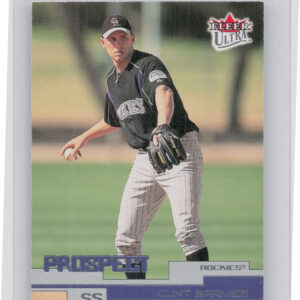 2003 Fleer Rookies & Greats Clint Barmes SN1500 RC #U-265 Rockies 2003 Ultra Roo