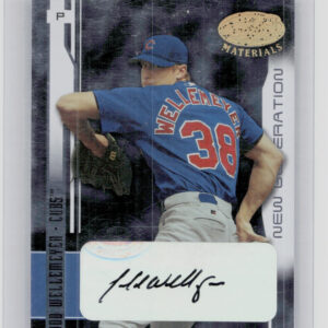 2003 Leaf Certified Materials Todd Wellemeyer AU RC SN400 #249 Cubs