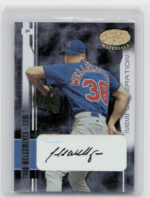 2003 Leaf Certified Materials Todd Wellemeyer AU RC SN400 #249 Cubs