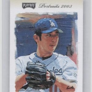 2003 Playoff Portraits Hideo Nomo Beige SN250 #17 Dodgers