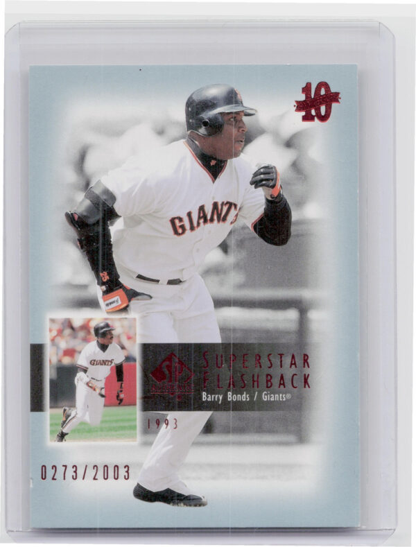2003 SP Authentic Barry Bonds SN2003 #SF52 Giants Superstar Flashback
