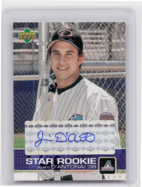 2003 Upper Deck Prospect Premieres Jamie D'Antona AU #P32 Diamondbacks Autograph