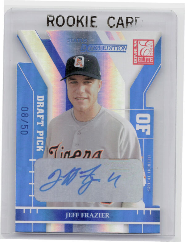2004 Donruss Elite Extra Edition Jeffrey Frazier AU SN50 #342 Tigers Signature S