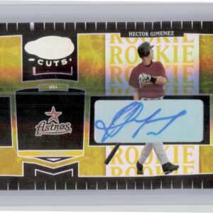 2004 Leaf Certified Cuts Hector Gimenez AU SN25 #269 Astros Marble Signature Gol