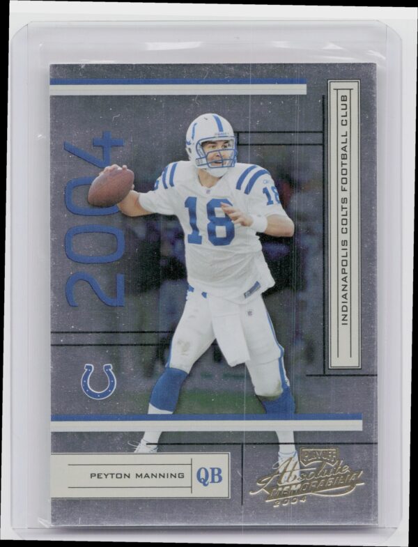 2004 Playoff Absolute Memorabilia Peyton Manning #61 Colts