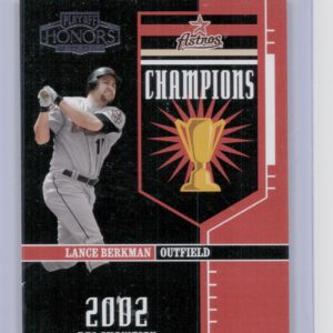 2004 Playoff Honors Lance Berkman /2002 #C-19 Astros Champions