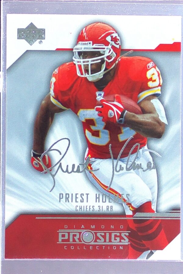 2004 Upper Deck Diamond Pro Sigs Priest Holmes #44 Chiefs