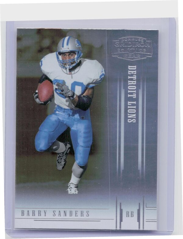 2005 Donruss Gridiron Gear Barry Sanders #10 Lions