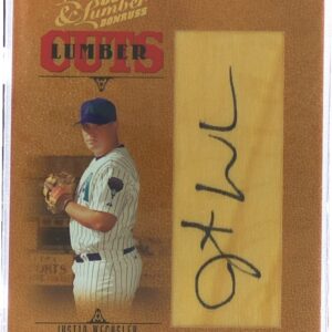 2005 Donruss Leather & Lumber Justin Wechsler Auto /256 #LC-161 Diamondbacks