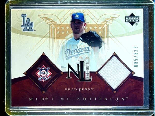2005 UD Artifacts Brad Penny /325 JSY #NL-BP Dodgers AL/NL Artifacts