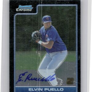 2006 Bowman Chrome Elvin Puello AU #BC245 Cubs Prospects