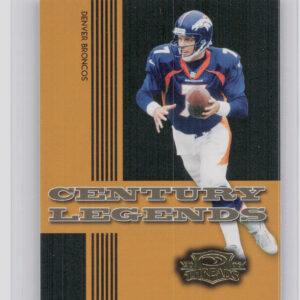 2006 Donruss Threads John Elway #CL-5 Broncos Century Legends Gold