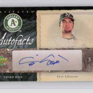 2007 Upper Deck Artifacts Eric Chavez AU #AF-EC Athletics Autofacts