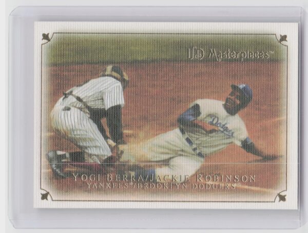 2007 Upper Deck Masterpieces Yogi Berra / Jackie Robinson #54 Dodgers