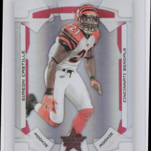2008 Leaf Rookies & Stars Longevity Simeon Castille Ruby /249 #178 Bengals