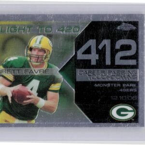 2008 Topps Chrome Brett Favre #BFC-412 Packers Brett Favre Collection