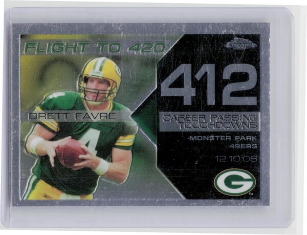 2008 Topps Chrome Brett Favre #BFC-412 Packers Brett Favre Collection