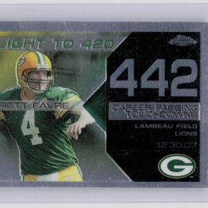 2008 Topps Chrome Brett Favre #BFC-442 Packers Brett Favre Collection